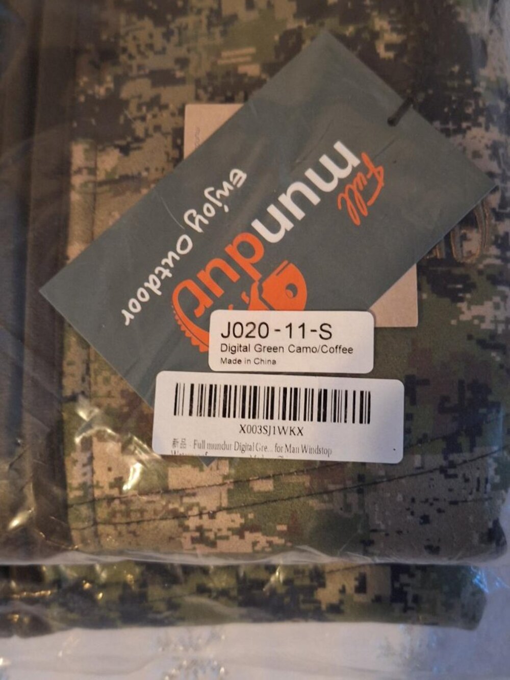 Mundur Hunting Reversible Fleece Vest |NWT |Small Brown/Camo| Windproof - Picture 9 of 9